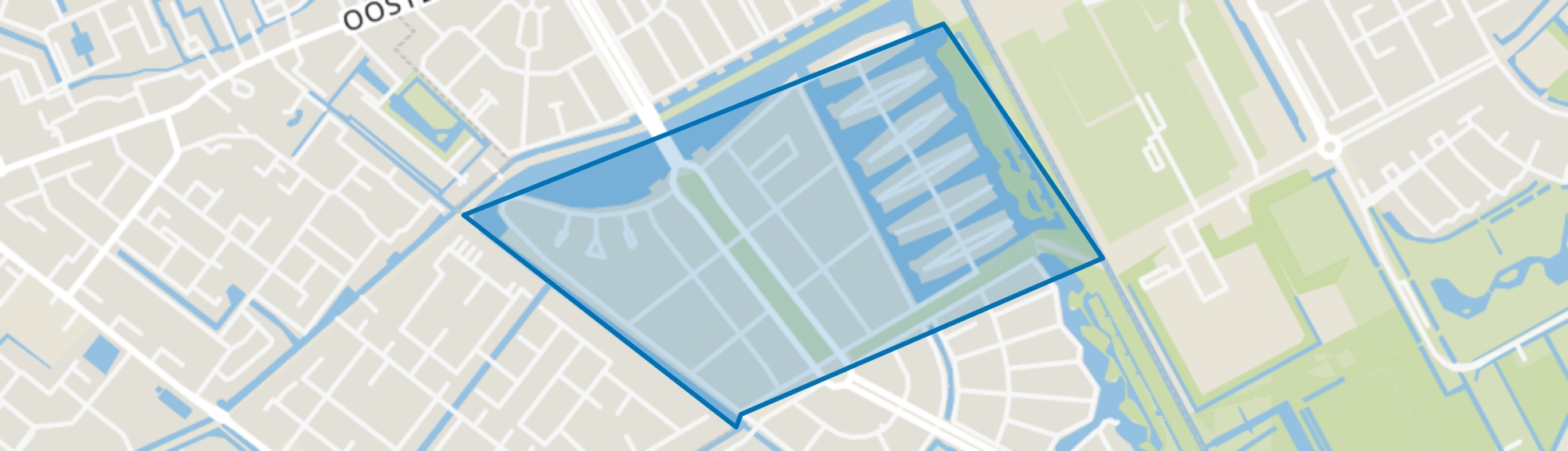 Lage Veld, Den Haag map