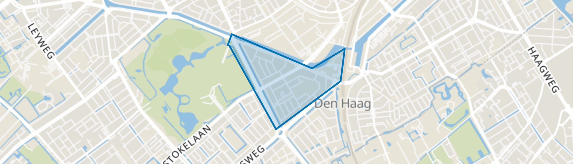 Moerwijk-Noord, Den Haag map