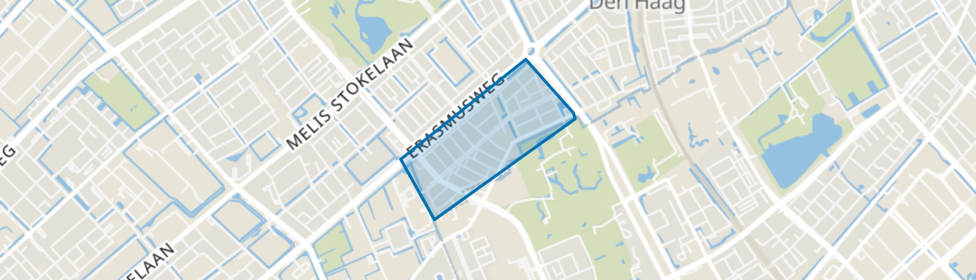 Moerwijk-Zuid, Den Haag map
