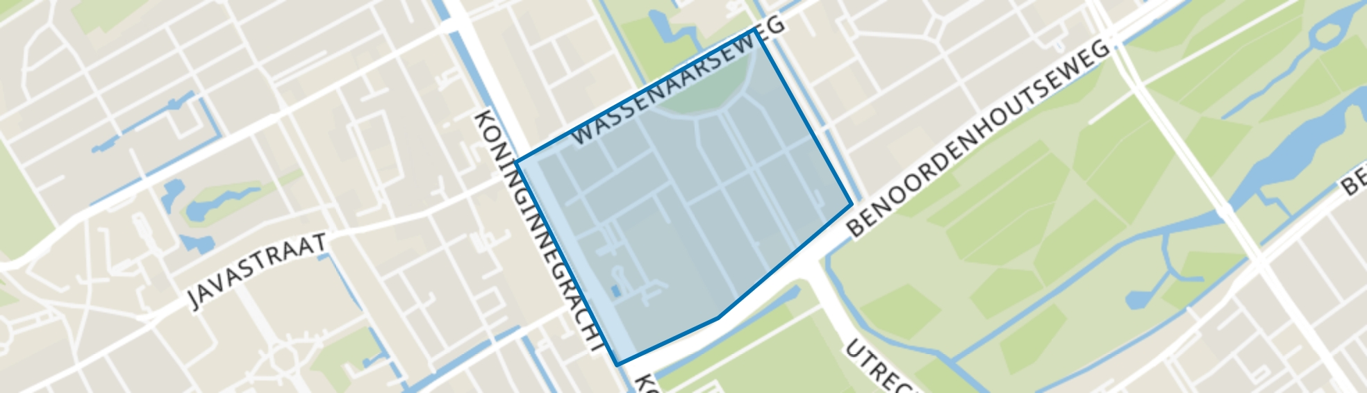 Nassaubuurt, Den Haag map