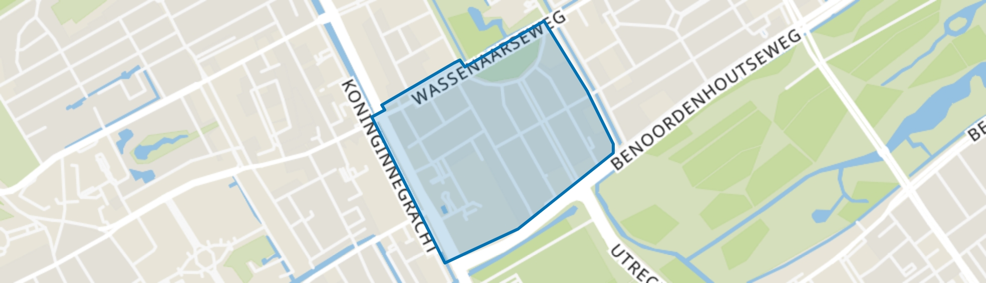 Nassaubuurt, Den Haag map