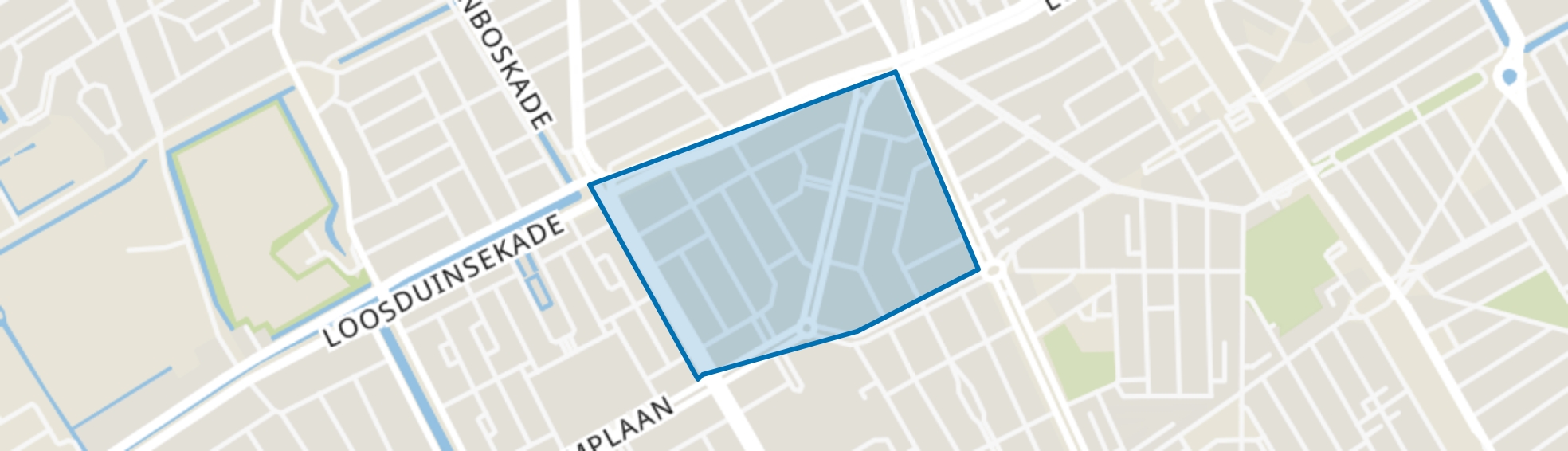 Oostbroek-Noord, Den Haag map