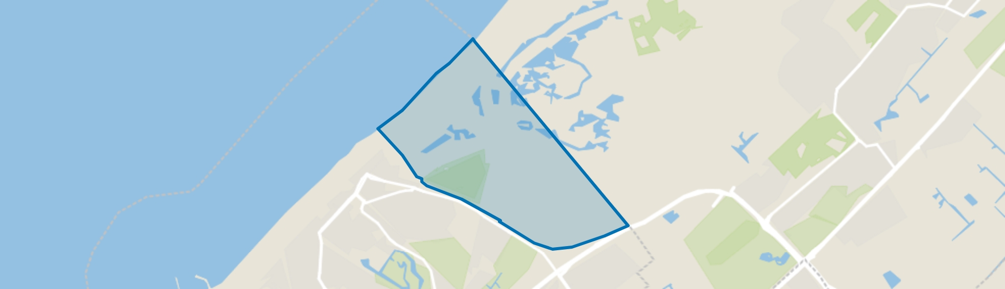 Oostduinen, Den Haag map