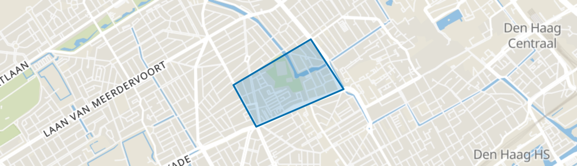 Rond de Energiecentrale, Den Haag map