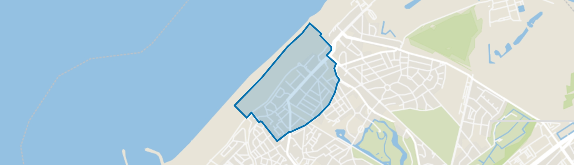 Scheveningen Badplaats, Den Haag map