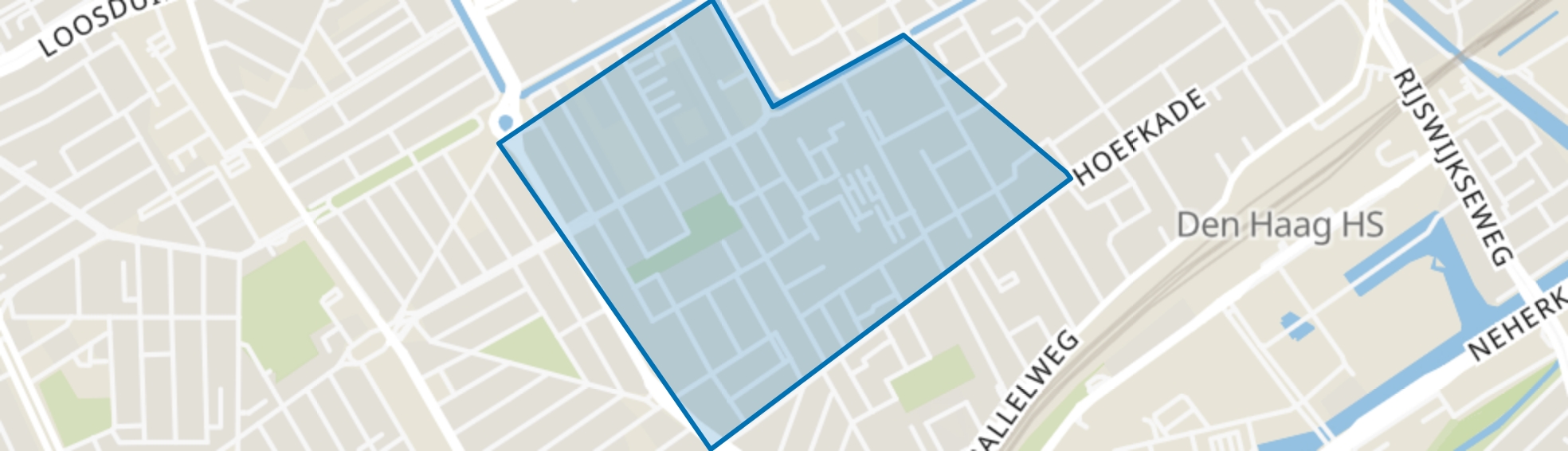 Schildersbuurt-Noord, Den Haag map