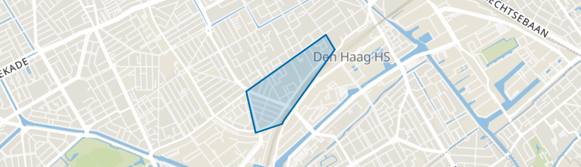 Schildersbuurt-Oost, Den Haag map