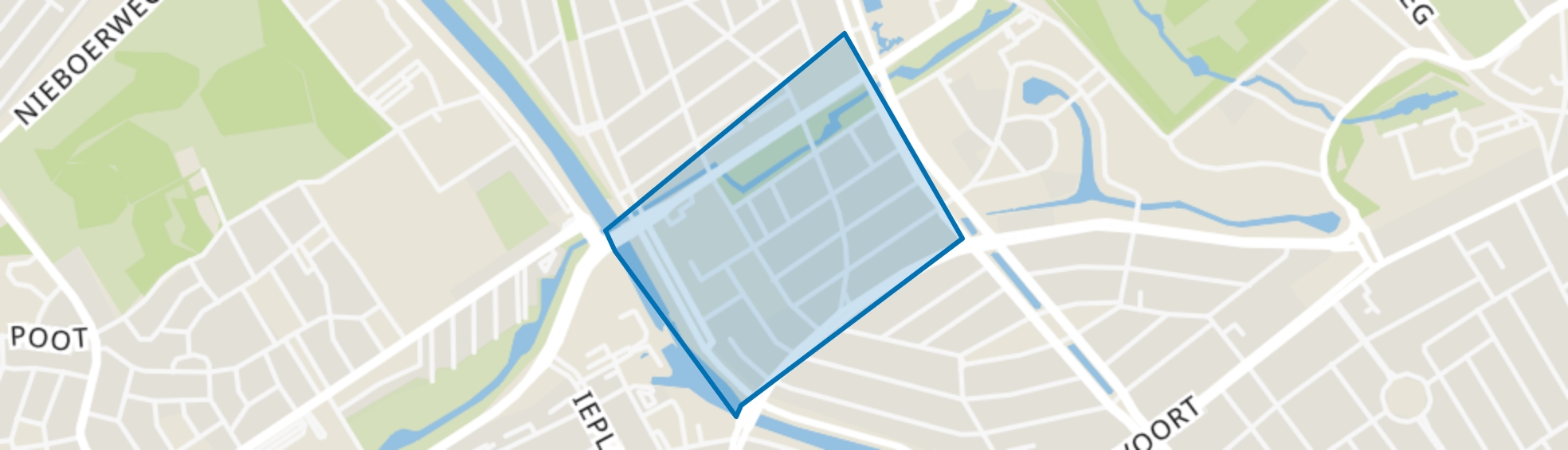 Stadhoudersplantsoen, Den Haag map