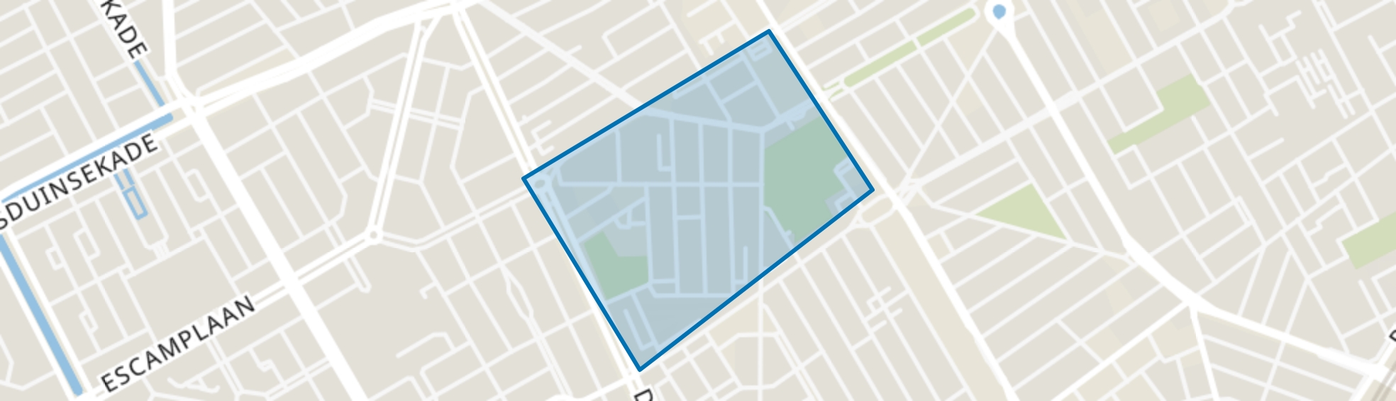Transvaalkwartier-Midden, Den Haag map