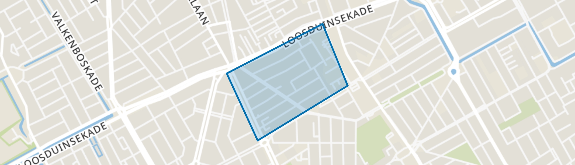 Transvaalkwartier-Noord, Den Haag map