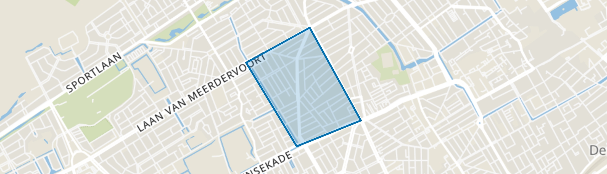 Valkenboskwartier, Den Haag map