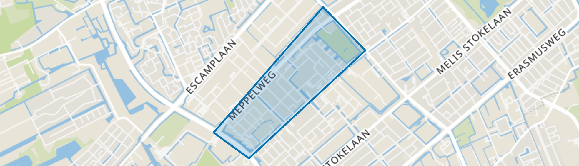 Venen, Oorden en Raden, Den Haag map