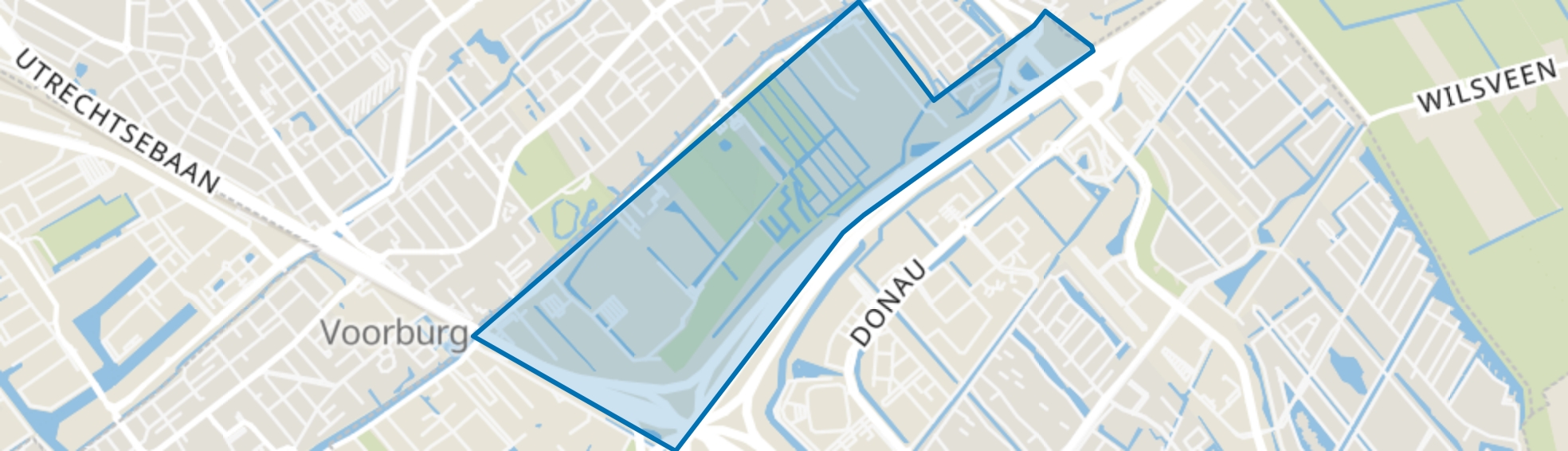 Vlietzoom-Oost, Den Haag map