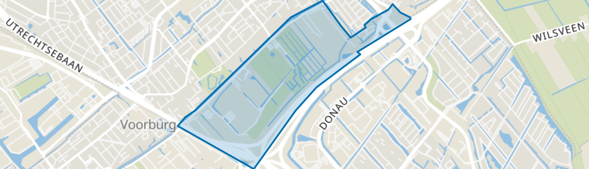 Vlietzoom-Oost, Den Haag map