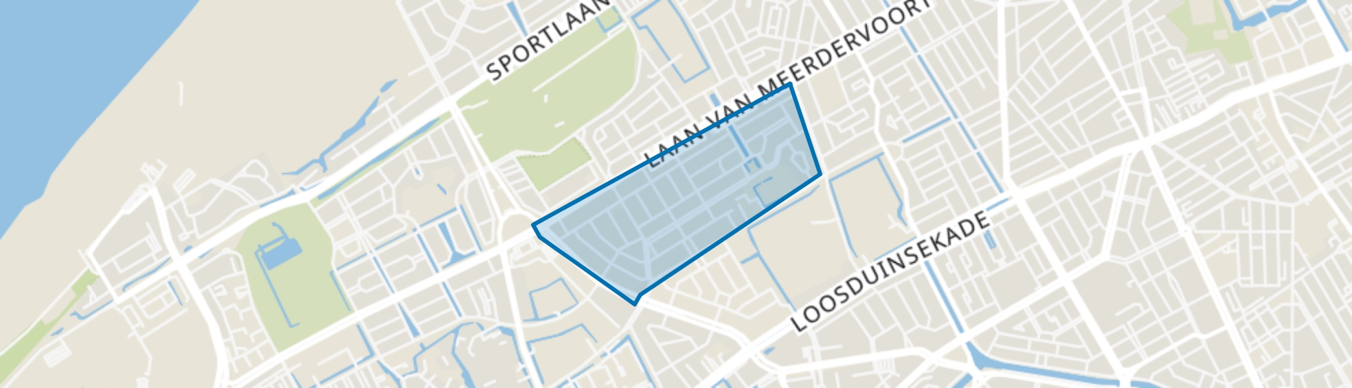 Vruchtenbuurt, Den Haag map