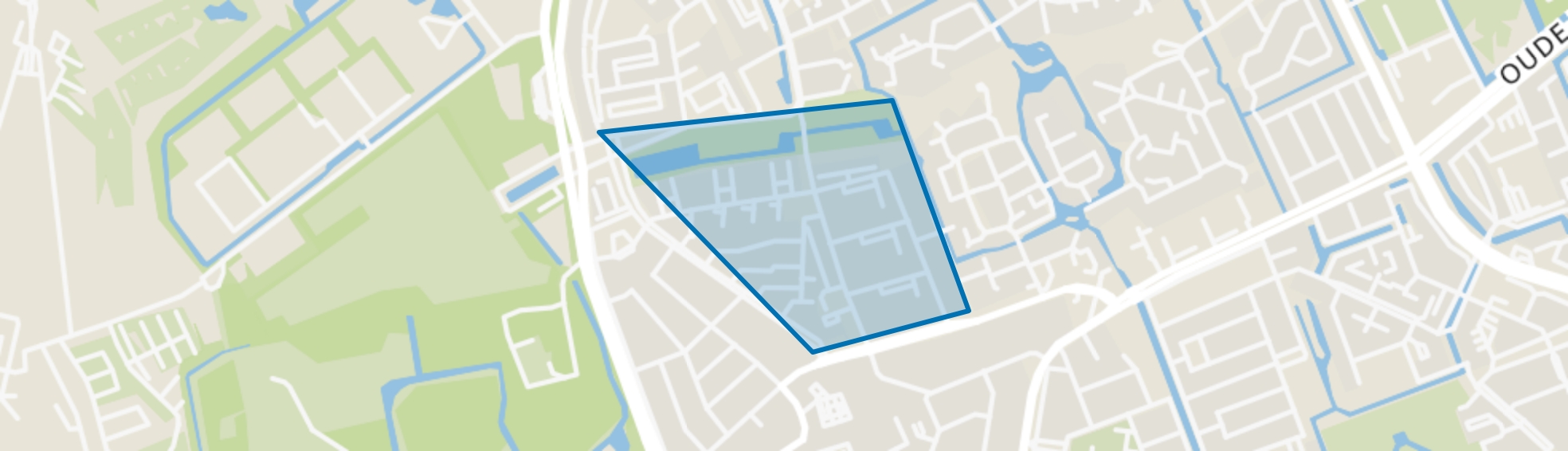 Waldeck-Zuid, Den Haag map