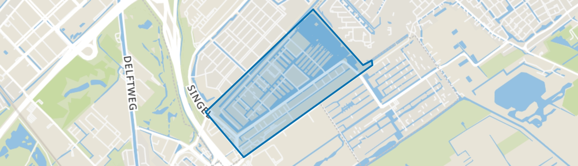 Waterbuurt, Den Haag map