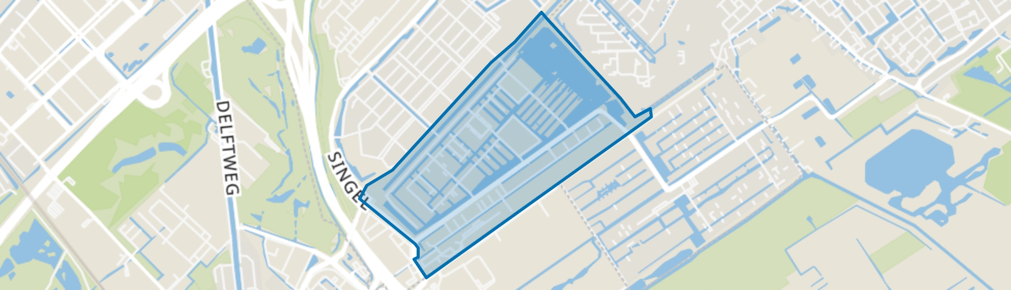 Waterbuurt, Den Haag map