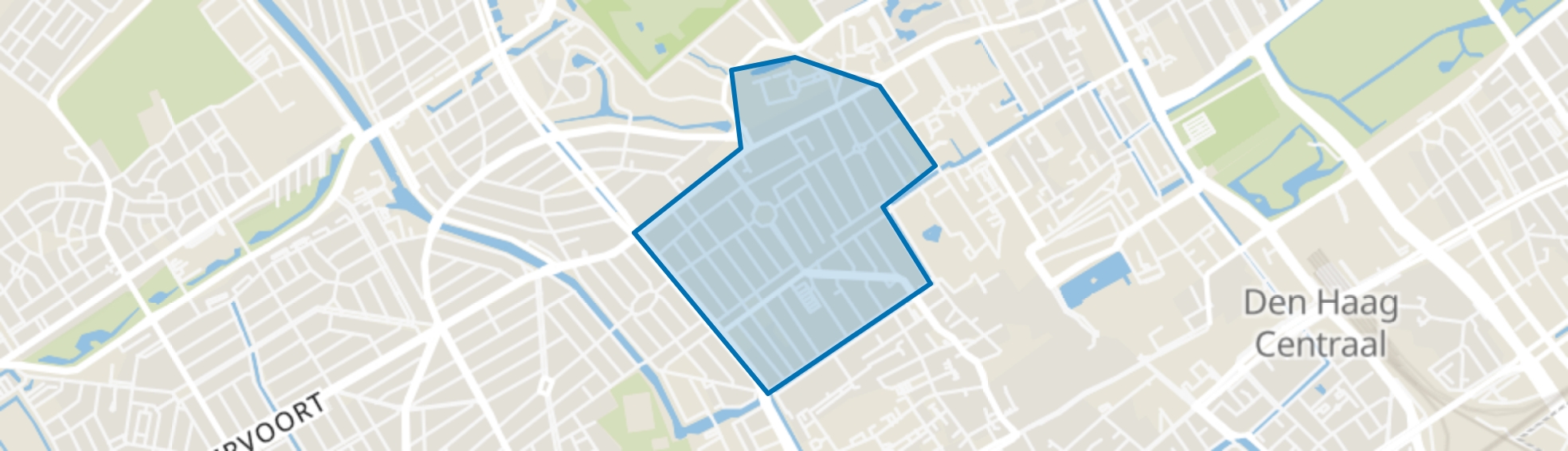 Zeeheldenkwartier, Den Haag map