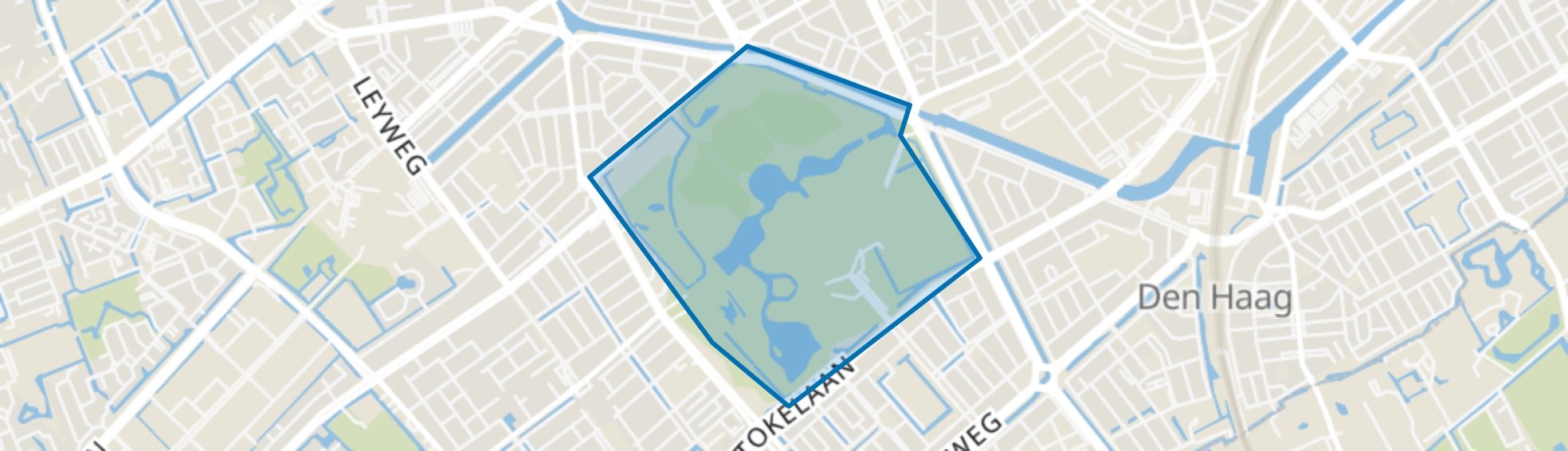 Zuiderpark, Den Haag map
