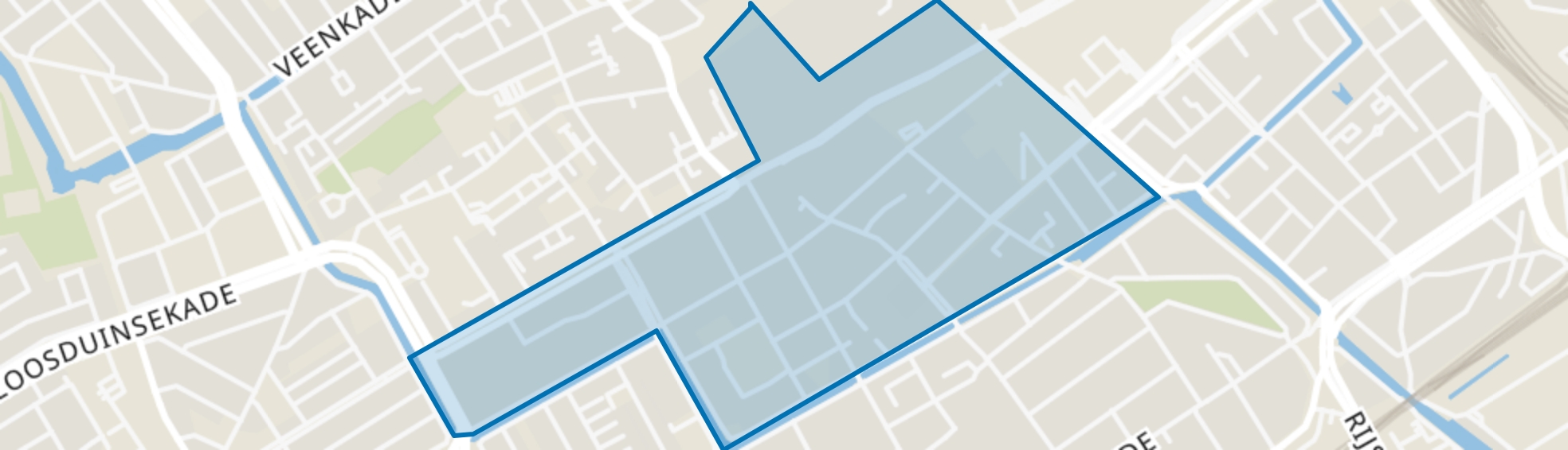 Zuidwal, Den Haag map