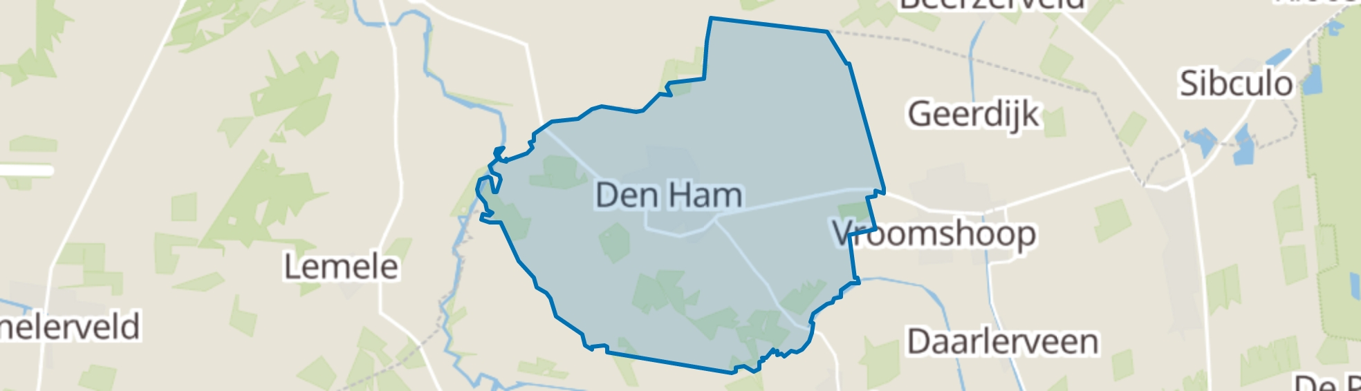 Den Ham (OV) map