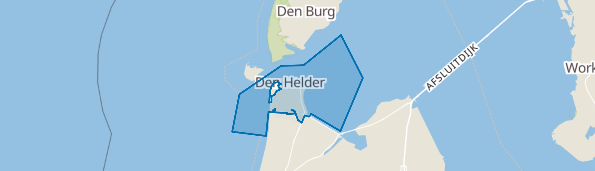 Den Helder map