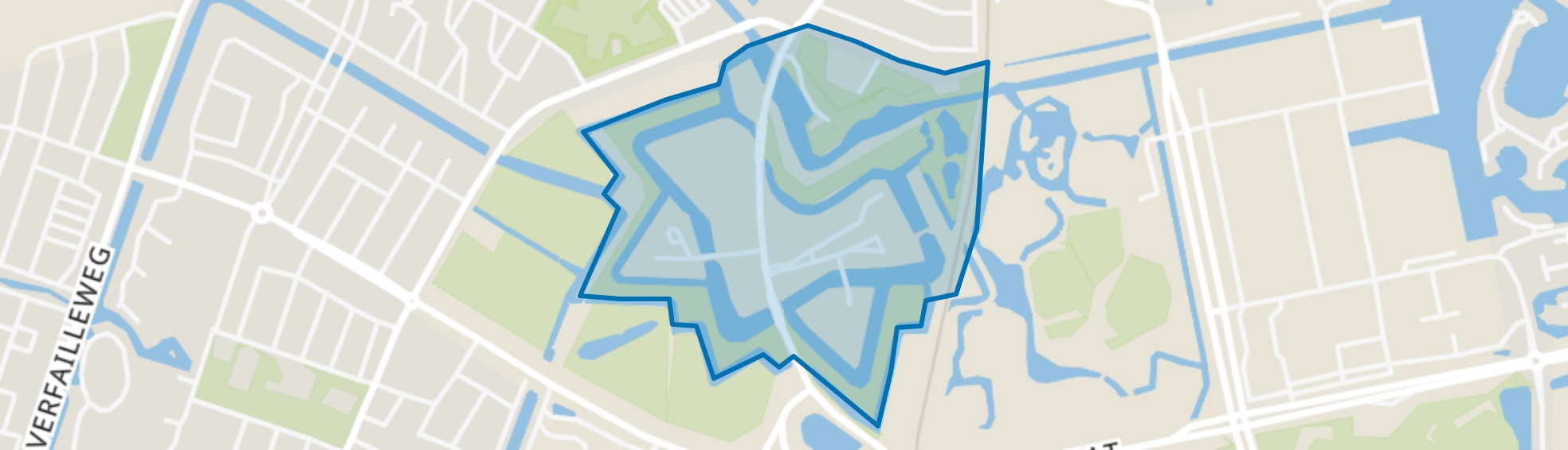 Fort Dirksz Admiraal, Den Helder map