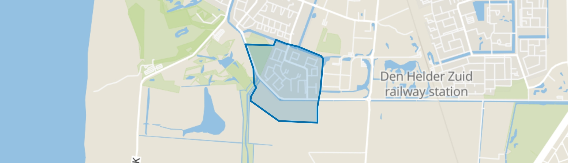 Nieuw Den Helder Zuid-Oost, Den Helder map