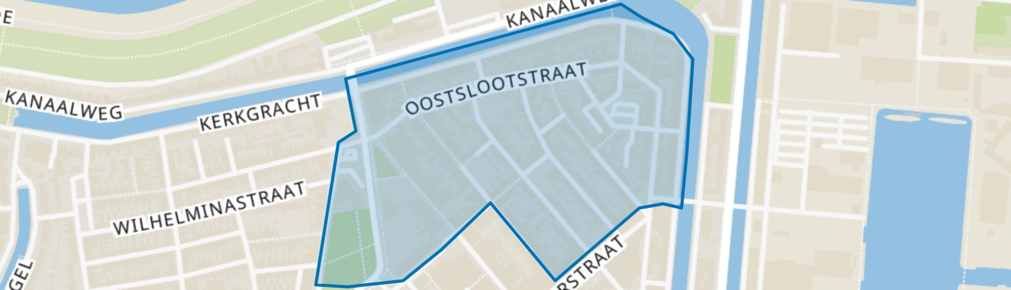 Oostsloot, Den Helder map