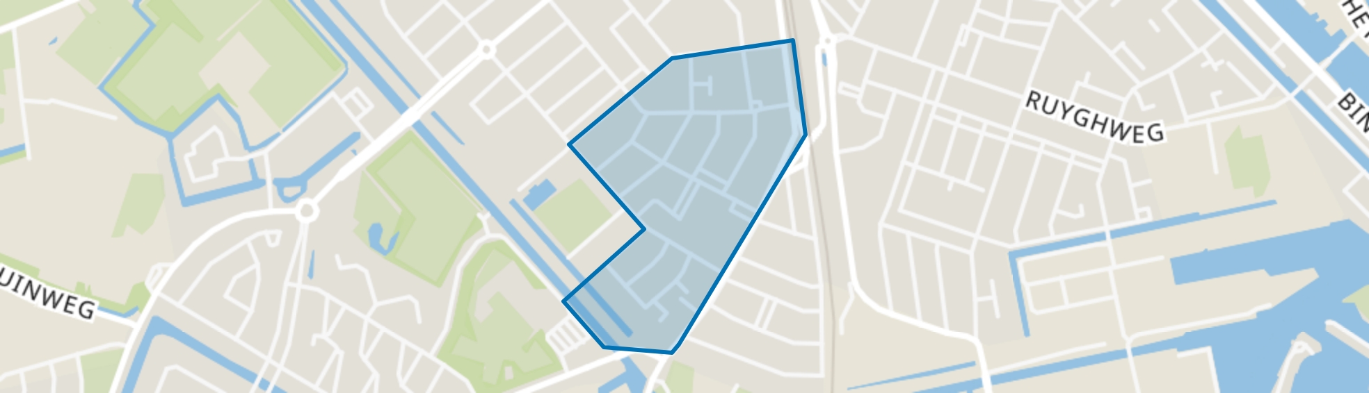 Tuindorp-West, Den Helder map