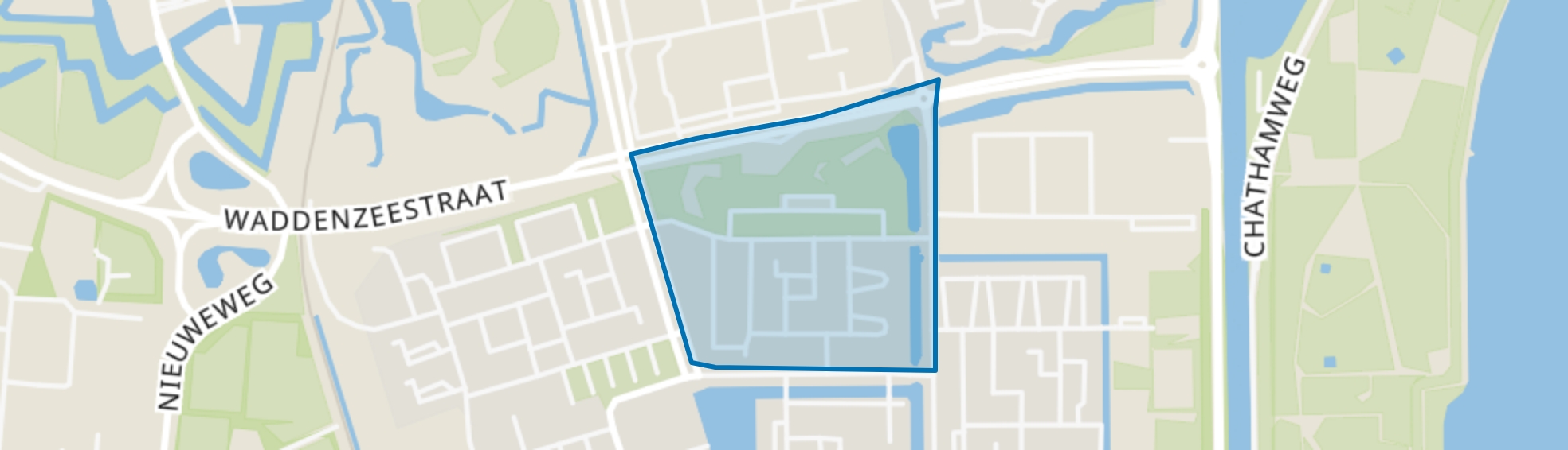 Walvisvaarderbuurt, Den Helder map