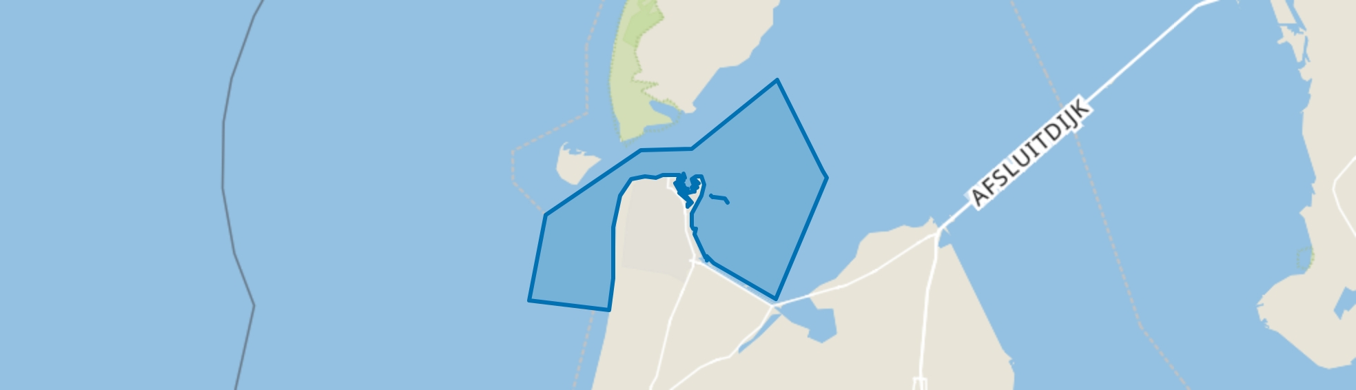 Water, Den Helder map