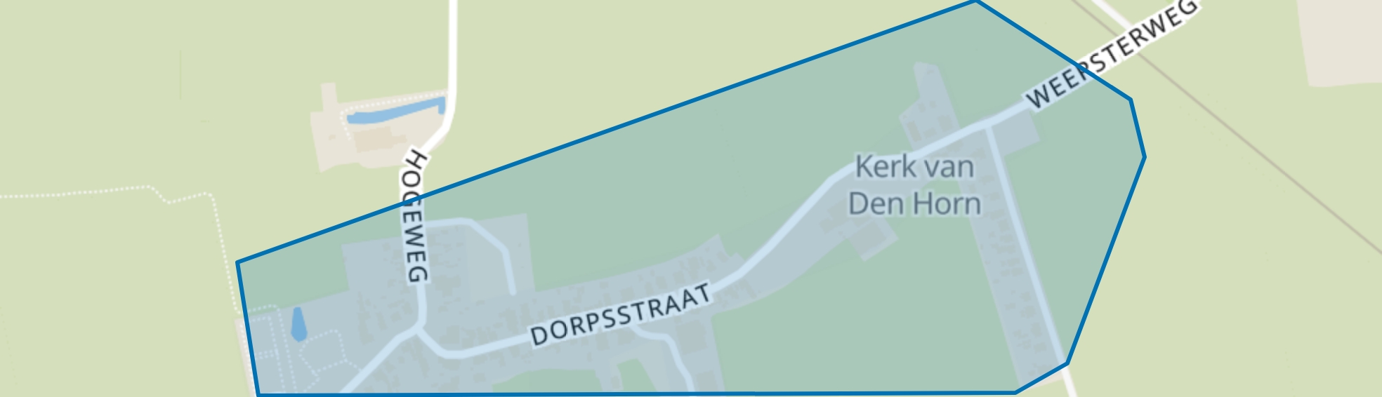 Den Horn, Den Horn map