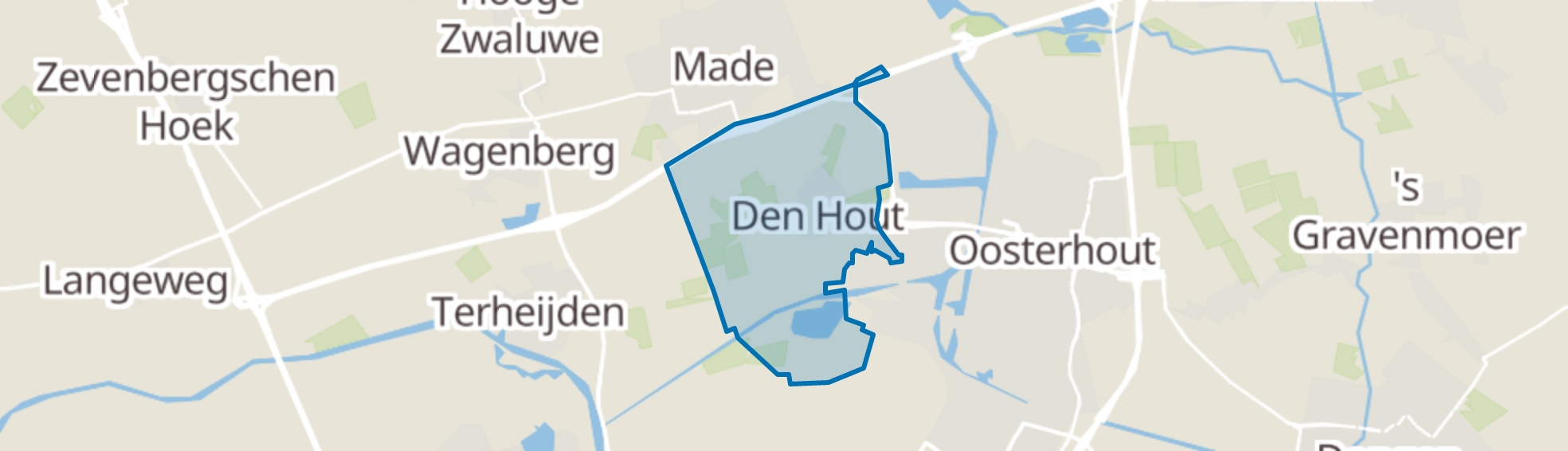 Den Hout map