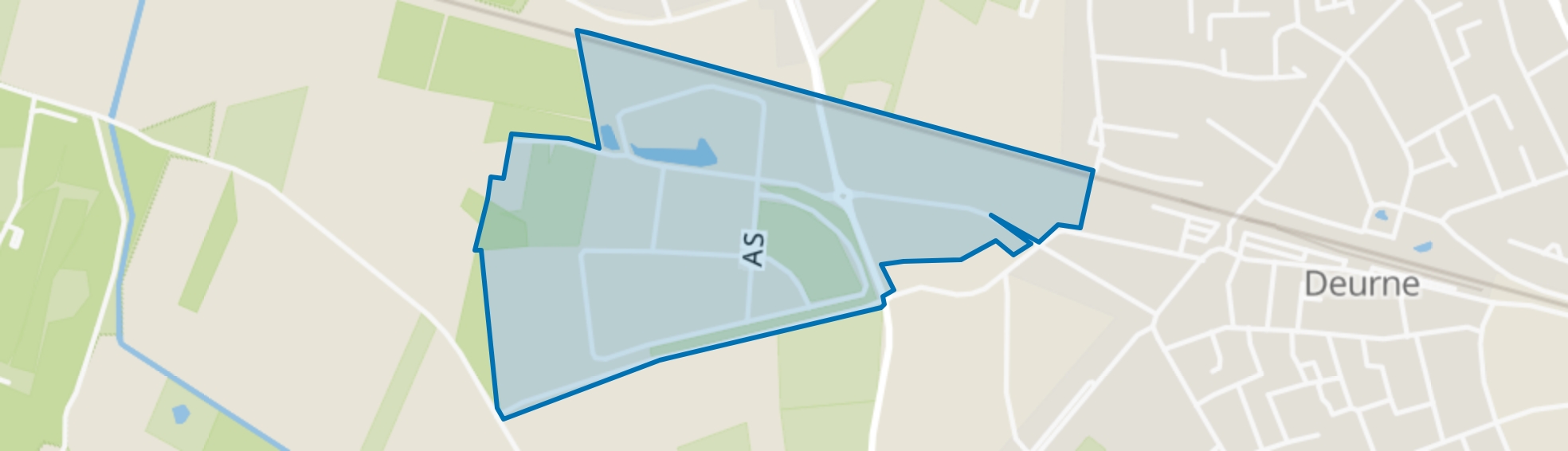 Bedrijventerrein De Bottel, Deurne map