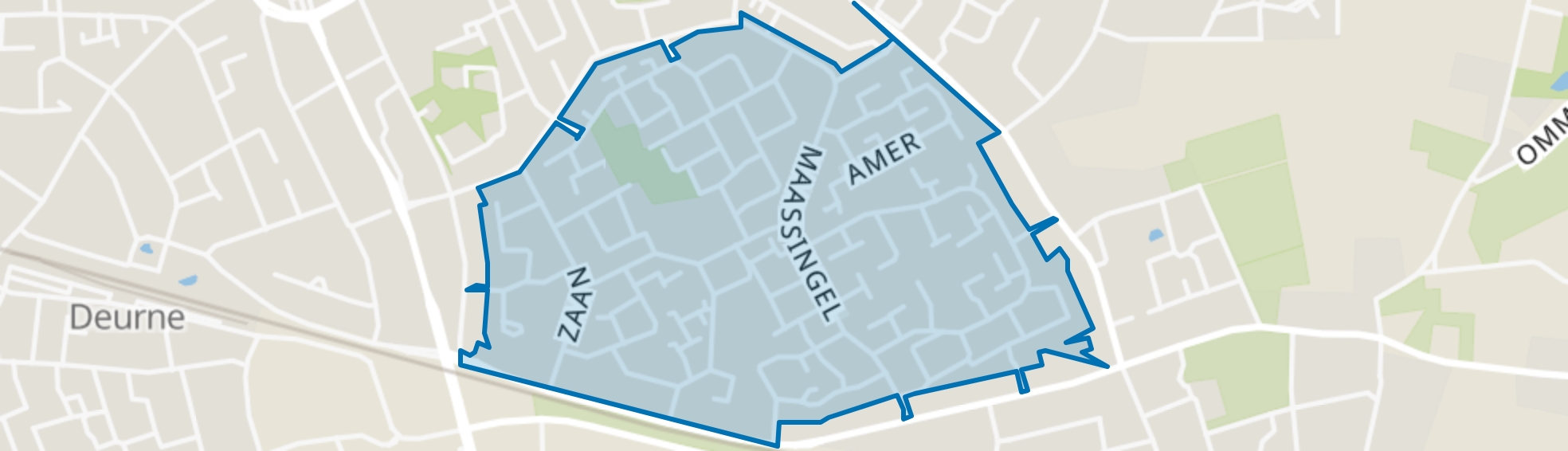 Koolhof-Zuid, Deurne map