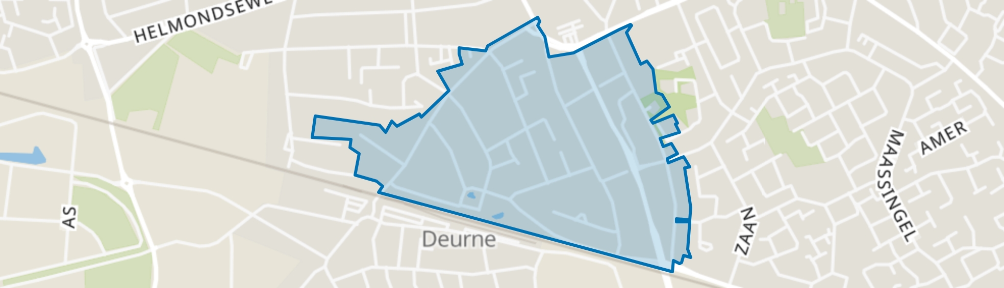Stationsbuurt, Deurne map