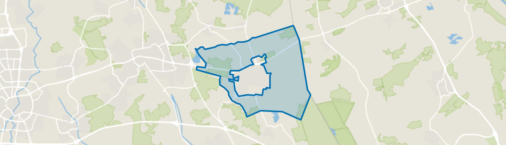 Verspreide huizen Deurne, Deurne map