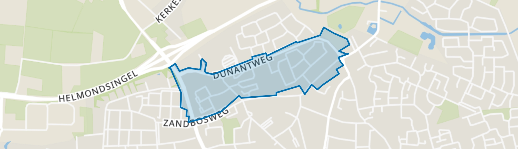 Vlier-Zuid, Deurne map