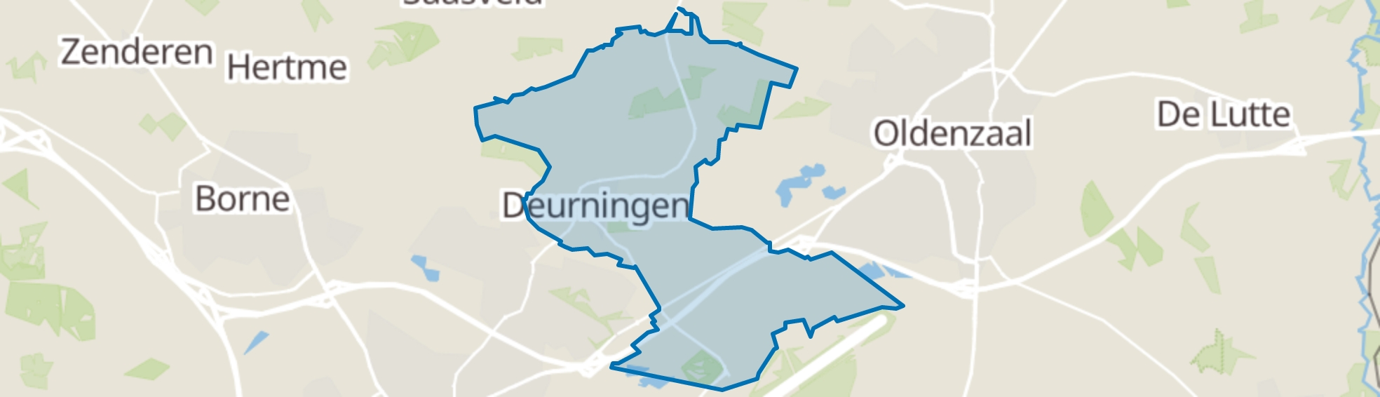 Deurningen (Gem. Dinkelland) map