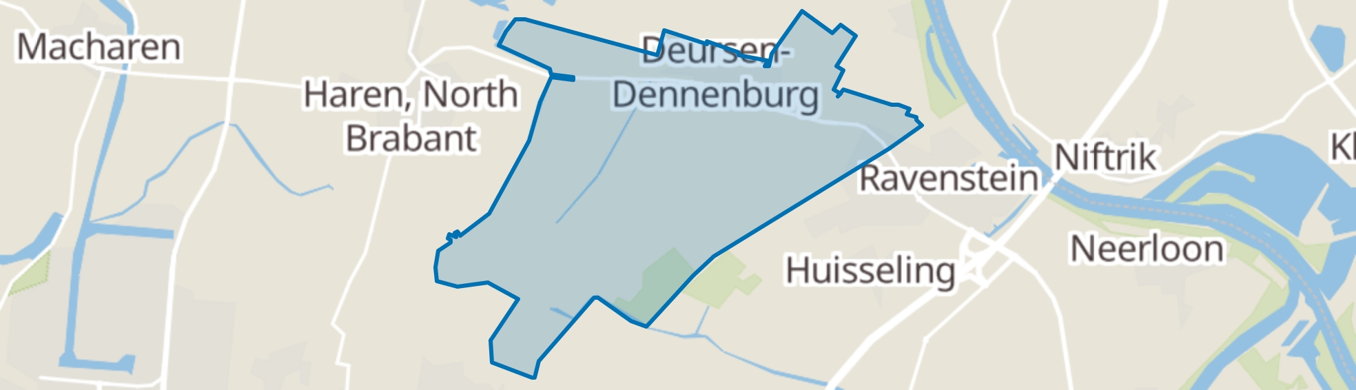 Deursen-Dennenburg map