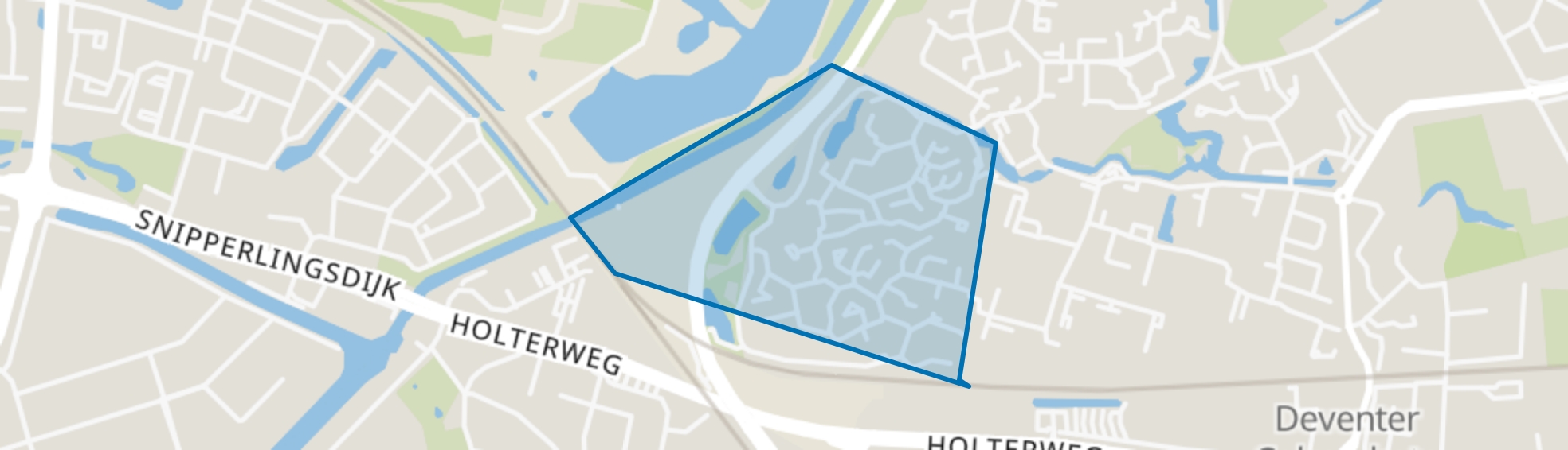 Blauwenoord, Deventer map