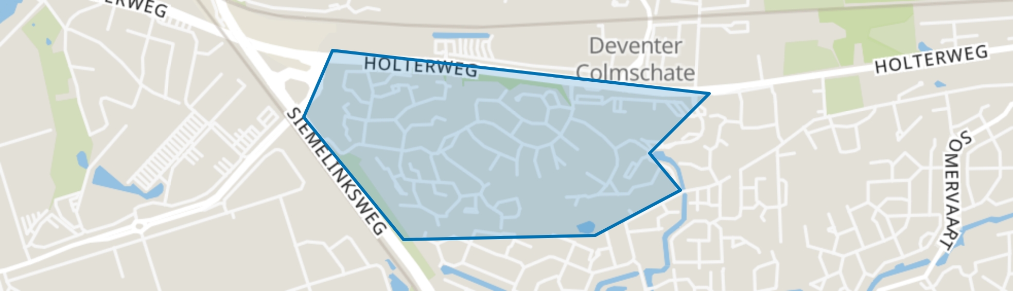 Colmschaterenk, Deventer map