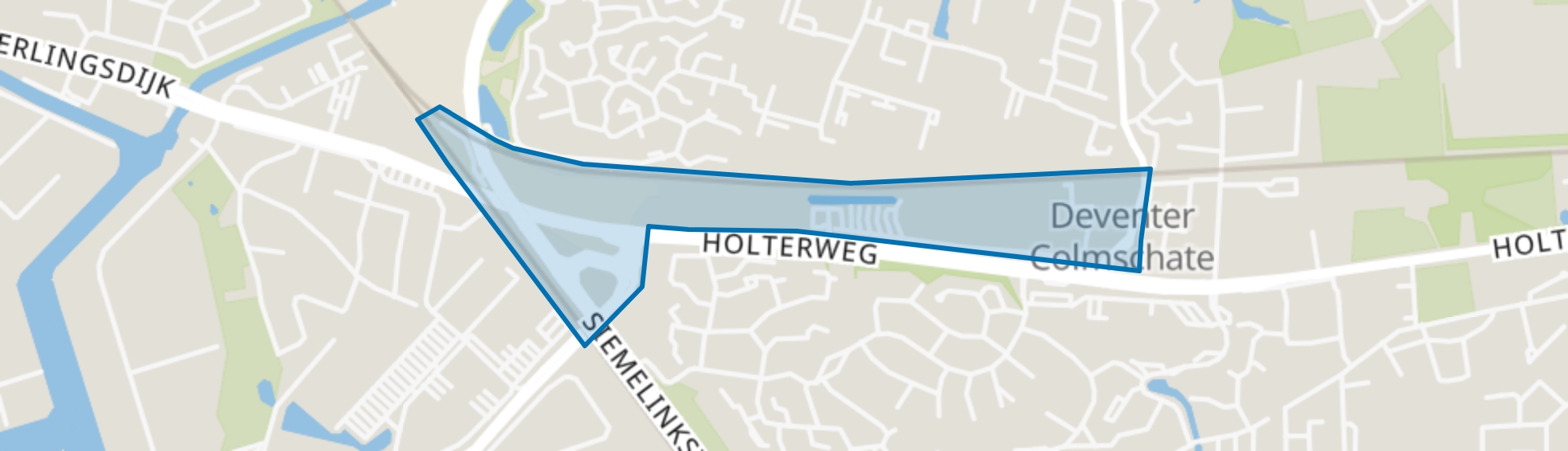 De Scheg, Deventer map