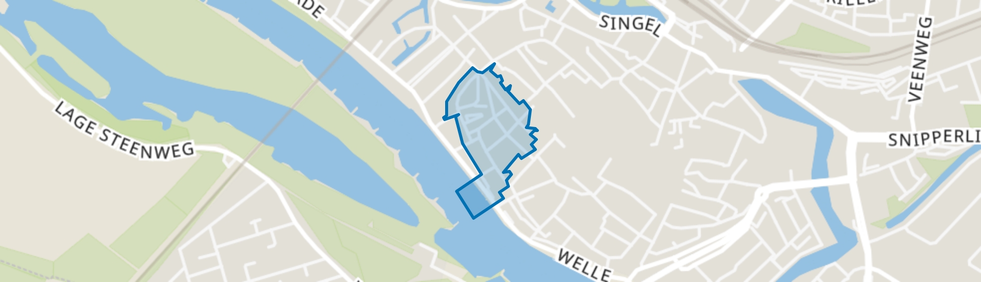 Noordenbergkwartier, Deventer map