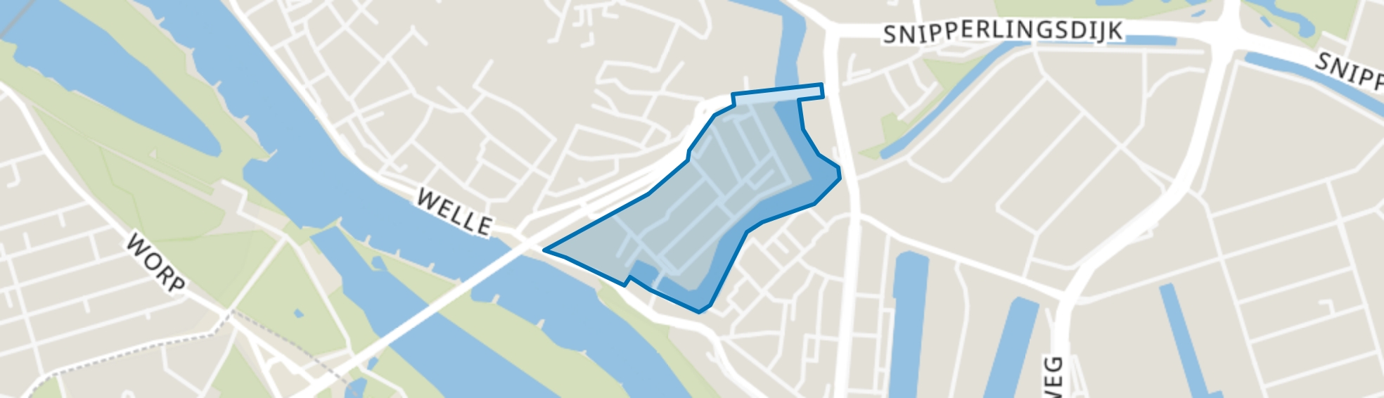 Raambuurt, Deventer map