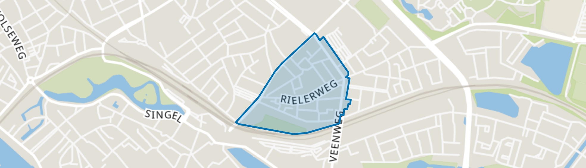 Rielerweg-West, Deventer map