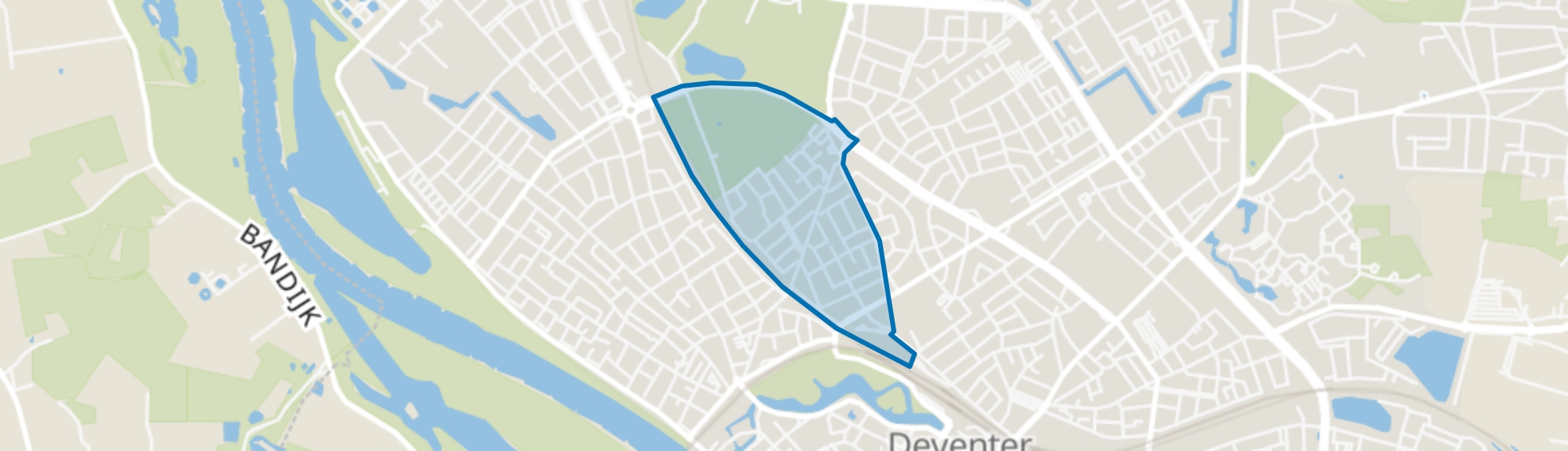 Rode Dorp, Deventer map