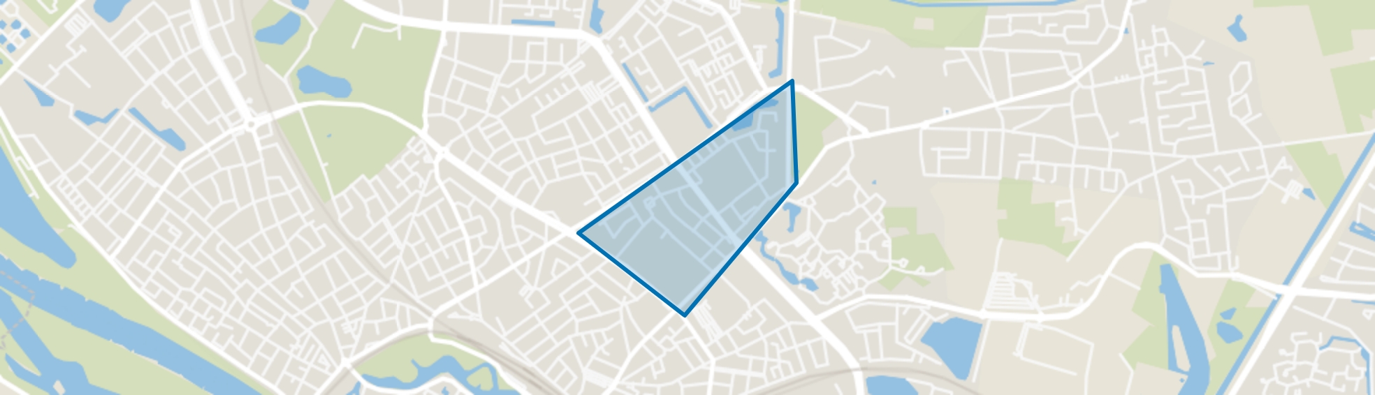 Rollecatekwartier, Deventer map